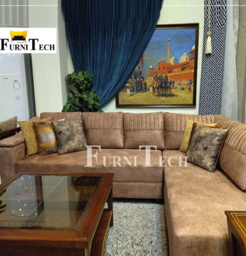 L Shape Sofa by Furnitech Furnishers