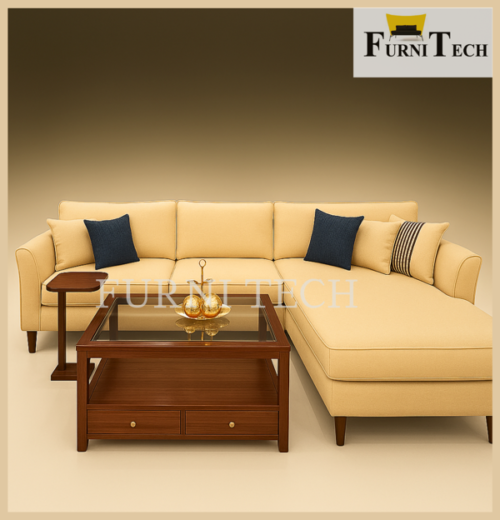 Ventura Beige Sectional (Model : FTMD 177)
